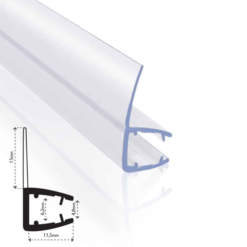 Replacement seal screen water deflector door shower cubicle bath