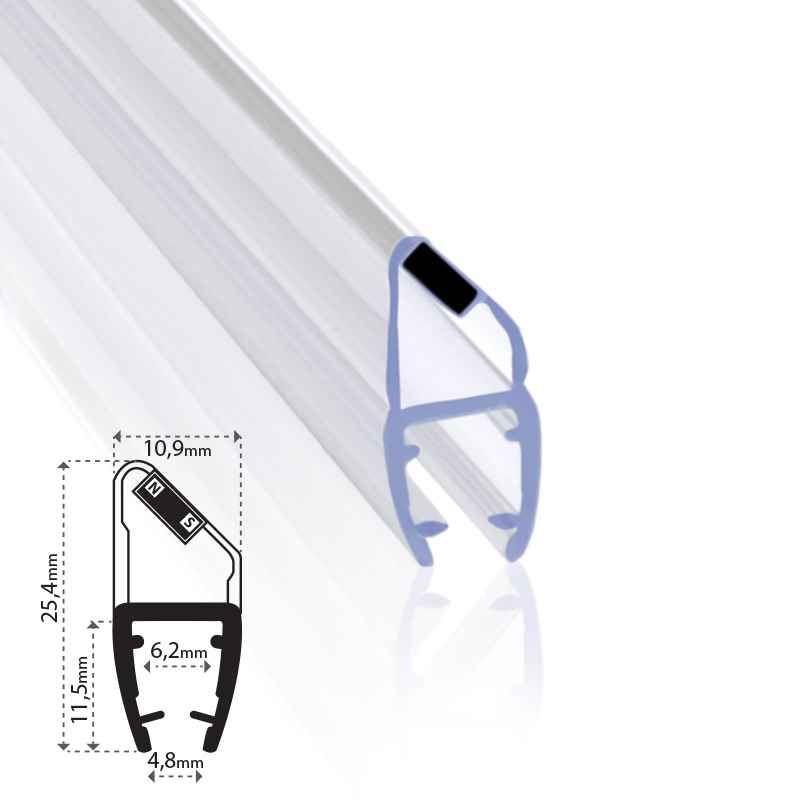 Replacement seal screen water deflector door shower cubicle bath