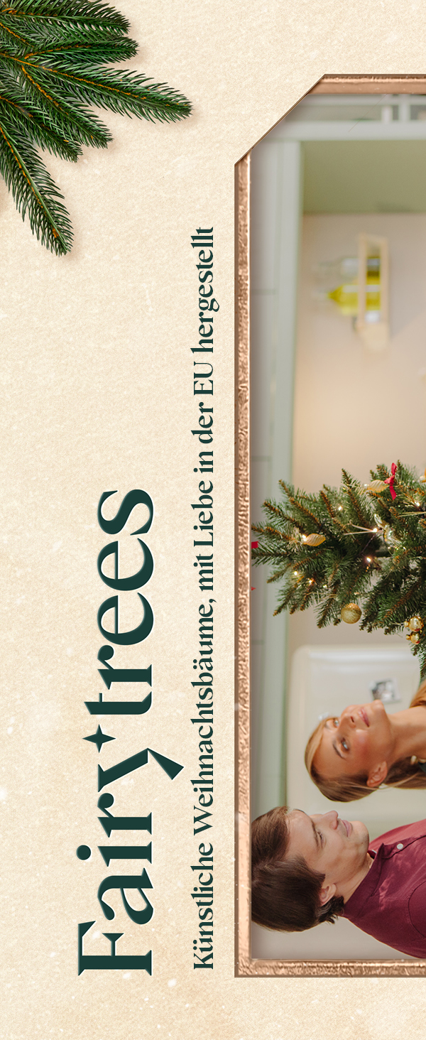 FairyTrees Weihnachtsbaum künstlich