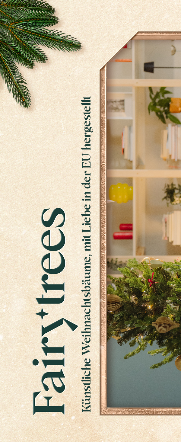 FAIRYTREES Weihnachtsbaum künstlich BAYERISCHE Tanne Premium