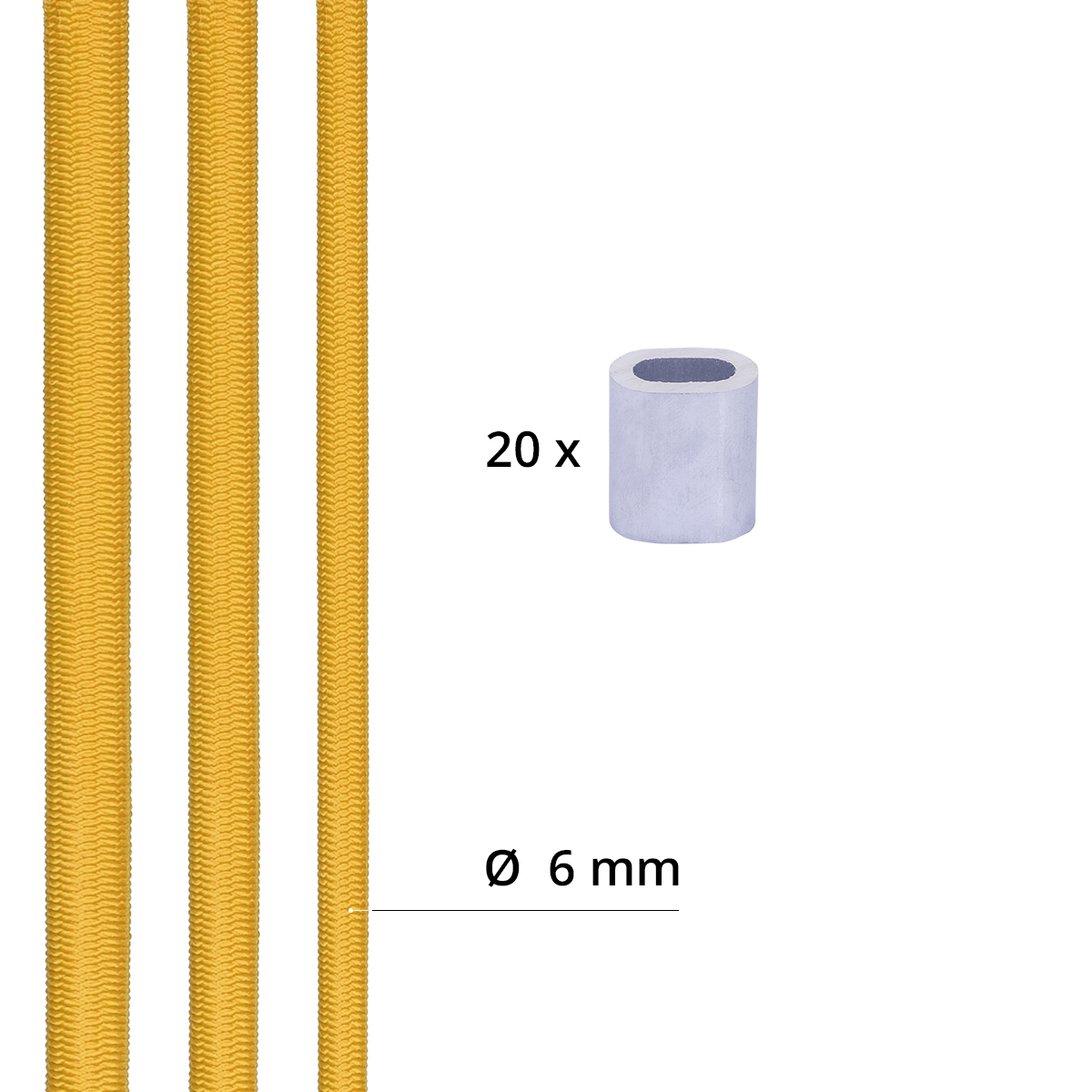 TUMAX Bungee-Seile Mit Haken, 20 Stück – 38,1/53,3/78,7 Cm, 150% Dehnung, EPDM Gummi, Für Planen & Ladungssicherung