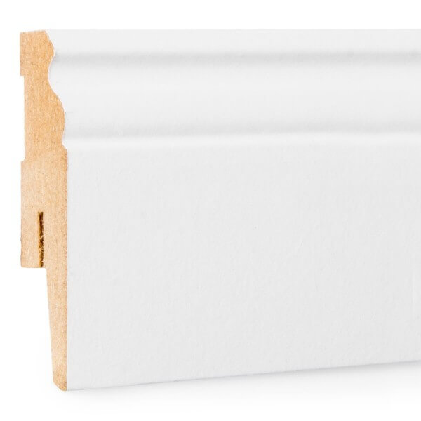 Hamburger Leiste D1 Hamburger Leiste D1 Hamburger Profil 80x15mm Fußleisten MDF