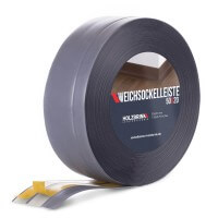 Vorschau: Weichsockelleiste selbstklebend DUNKELGRAU Knickleiste Profil 50x20mm