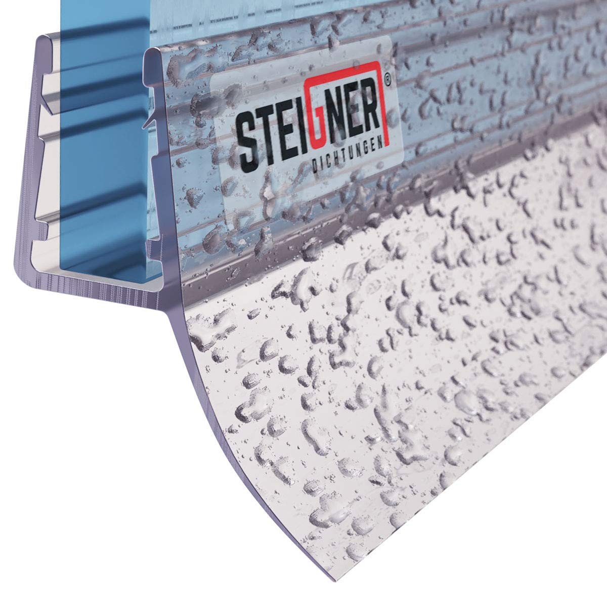 Silikon Duschdichtung / Wasserstop – Selbstklebend, Flexibel, 20x12 Mm, Längen Von 0,5 Bis 5 M, Für Nass-/Trockentrennung