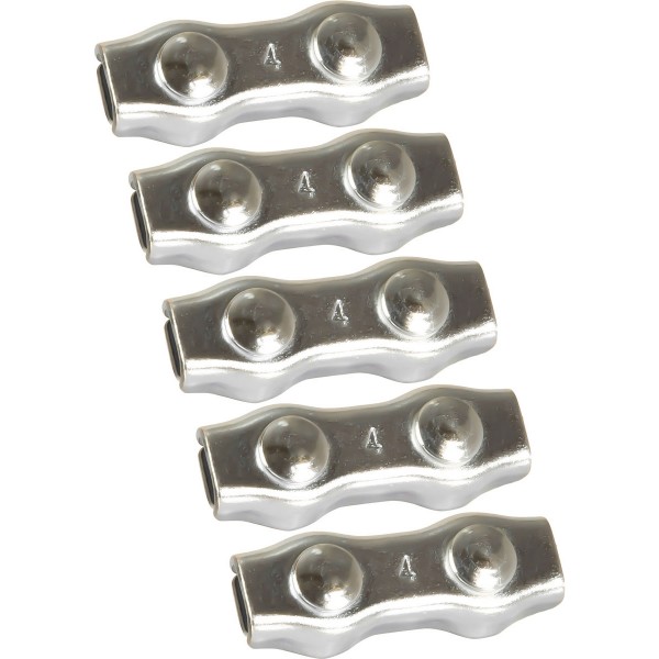 Duplexklemme 2 – 8 mm Drahtseilklemme Edelstahl Seilklemme