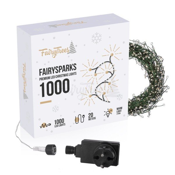 20m LED Lichterkette für 20m LED Lichterkette für Weihnachtsbaum LEDs 1000 Weihnachtsbaumbeleuchtung