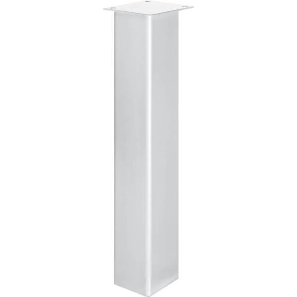 Tischbein Eckig, Möbelfuß Tischbein Eckig, Möbelfuß aus Stahl, Quadratrohr 100x100 mm, Industriedesign, HLT-14B-K