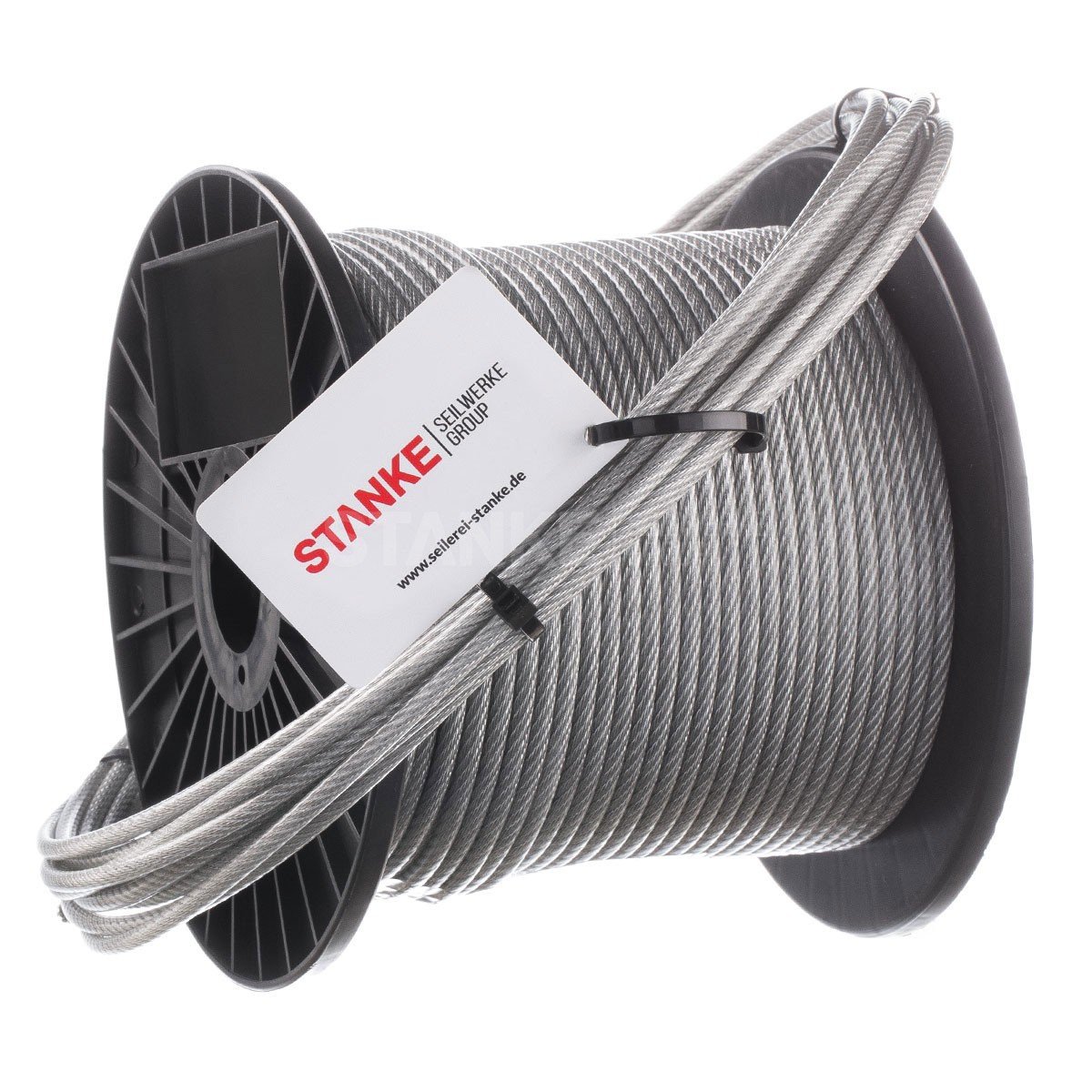 Spannseil Wire System Light& Easy Klar Isoliert Drahtseil Verzinnt 4 mm² 12m 