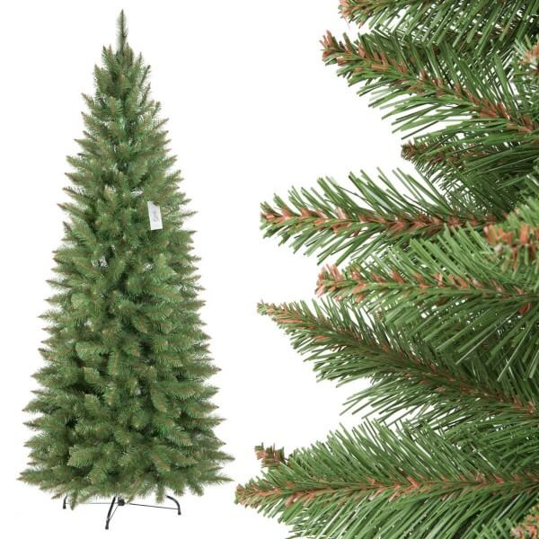 künstlicher künstlicher Weihnachtsbaum SLIM Fichte Natur