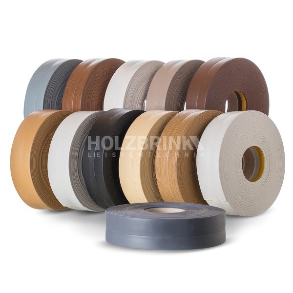 Weichsockelleiste Weichsockelleiste selbstklebend PVC Leiste 25m 32x23mm Sockelleiste Abdeckleiste Kunststoffleiste