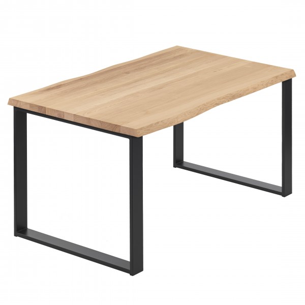 Esstisch mit Baumkante 100x80x76 cm