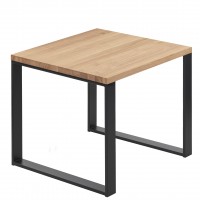 Vorschau: Kompakter Küchentisch mit gerader Tischkante 60x60x76 cm