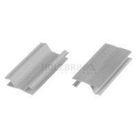 Vorschau: Sockelblende Küche Sockelleiste - Alu Satin - HBK Küchensockel Sockelprofil Sockelabdichtung