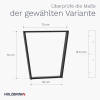 Vorschau: Tischbein Trapez HLT-21
