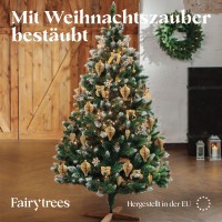 Vorschau: künstlicher Weihnachtsbaum KIEFER Natur-Weiss beschneit