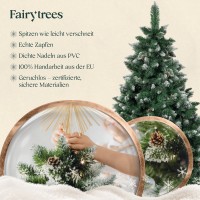 Vorschau: künstlicher Weihnachtsbaum KIEFER Natur-Weiss beschneit