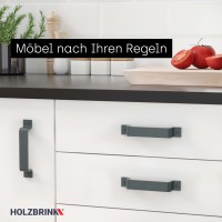 Vorschau: Türgriff für Schiebetür, rechteckig DIY-Möbel HLMG-02