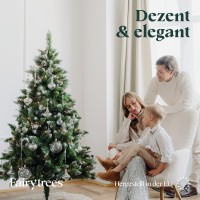 Vorschau: künstlicher Weihnachtsbaum KIEFER Natur-Weiss beschneit