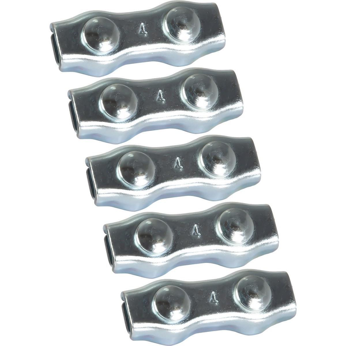 5x Drahtseilklemme Duplex Edelstahl V2A 304 - Seilklemmen Für 5mm Drahtseile